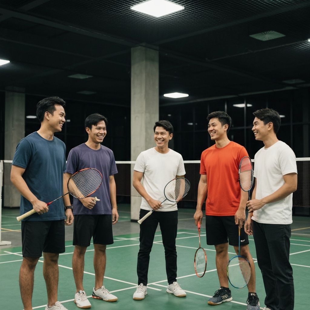 ตีแบดยามเย็น